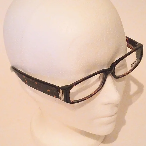 MONTBLANC MB106 303 Unisex Shinny Brown Tortoise Authentic Eyeglasses Frames - Picture 3 of 11